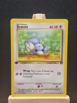 Pokemon 2000 WOTC 1st Edition Team Rocket Dratini 53/82 - Near Mint - Image 1