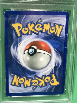 PSA 1 POOR BASE SET 2 #8 HITMONCHAN-HOLO Vintage 2000 Pokemon TCG - Image 5
