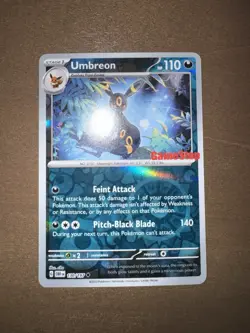 Umbreon - 130/197 - Gamestop Exclusive Promo - Reverse Holo Pokemon TCG NM - Image 2