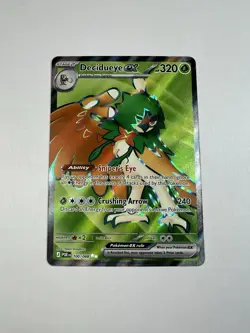 Decidueye ex 100/088 Full Art Rare Pokemon Perfect Order - NM - Image 2