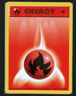 Fire Energy HP 98/102 - 1st Edition Base Set Shadowless - Pokemon 1999 (E) - Image 1
