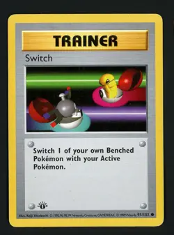 Switch DMG 95/102 - 1st Edition Base Set Shadowless - Pokemon 1999 - Image 1