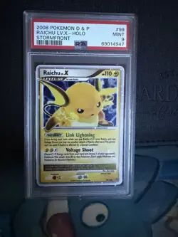 Pokemon Raichu Lv.X Stormfront Holo Ultra Rare #99 PSA 9 Mint - POP 170 - Image 3