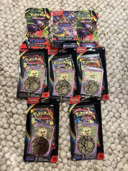 New Pokemon TCG Mega Evolution Phantasmal Flames Booster Bundle Factory Sealed - Image 1