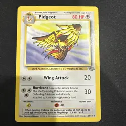 Pokemon Pidgeot 24/64 Jungle NON HOLO LP - Image 1