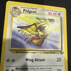 Pokemon Pidgeot 24/64 Jungle NON HOLO LP - Image 2
