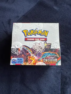 Pokemon TCG Scarlet & Violet - Obsidian Flames Booster Box In Acrylic Case - Image 2