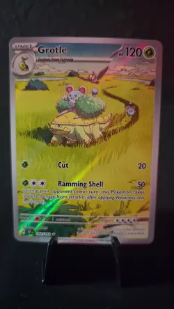 English Pokemon Temporal Forces Grotle Illustration Rare 164/162 NM - Image 1