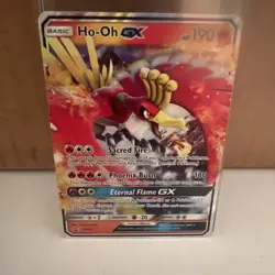 Ho-Oh GX SM57 Black Star Promo 2017 Pokemon Sun & Moon Holo - Image 1