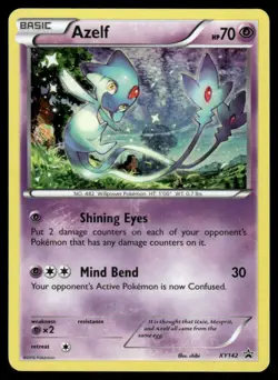 Pokemon Cards Azelf XY142 XY Holo Promo LP *2 - Image 1
