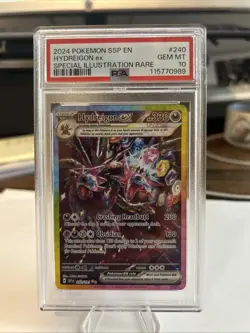 2024 Pokemon Surging Sparks - Hydreigon Ex SIR #240 PSA 10 - Image 1