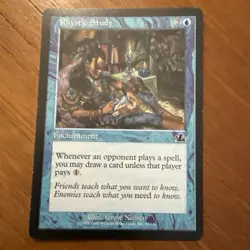 MTG - Rhystic Study - Prophecy - Regular - EX - Image 1
