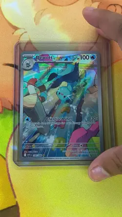Dewott 106/086 Illustration Rare Art Pokemon TCG White Flare Mint Condition - Image 2