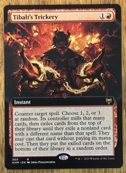 MTG Kaldheim, Tibalt's Trickery - Extended Art - Image 1