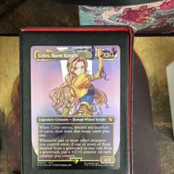 Magic: The Gathering Celes, Rune Knight Legendary Creature Foil Card FFVI 0201 - Image 1