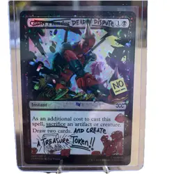 MTG Secret Lair x Deadpool - Deadly Dispute - Pool Party Foil - Image 1