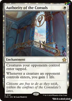 Authority of the Consuls [FDN - 137] - NM [Foil] TCG MTG - Image 1