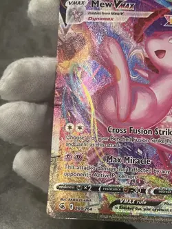 Pokemon TCG Mew VMAX 269/264 Fusion Strike Alternate Art Secret Rare Holo DMG - Image 4
