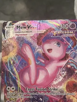 Pokemon TCG Mew VMAX 269/264 Fusion Strike Alternate Art Secret Rare Holo DMG - Image 5