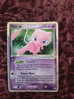 Mew ex 88/92 EX Legend Maker Holo Rare Pokemon Card LP 2006 (Slight Bend) - Image 1