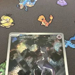Mewtwo 052 NM/LP -Illustration Rare Pokemon Card- 151 Black Star Promo (4z) - Image 2