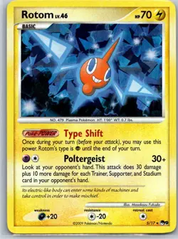 Pokemon TCG Rotom Rare Holo POP Series 9 005/017 HP - Image 1