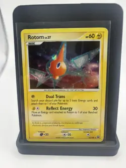 Pokemon TCG Rotom Holo Rare Card 13/100 Majestic Dawn - DMG - Image 1