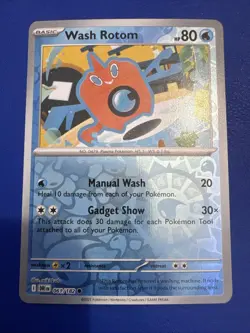 Pokemon TCG Wash Rotom 61/182 Destined Rivals Reverse Holo NM - Image 1