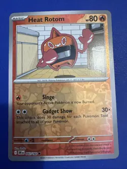 Pokemon Heat Rotom (43/256) Destined Rivals REVERSE HOLO - Image 1