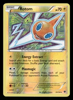 Rotom 24/124 NM Rare Reverse Holo Fates Collide 2016 Pokemon TCG - Image 1