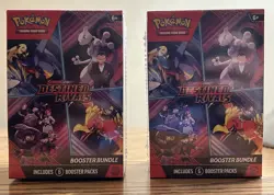 Lot of (2) Pokemon TCG SV10 Destined Rivals Booster Bundle Sealed New - Image 1