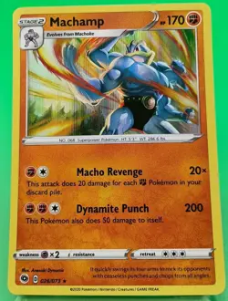 Pokemon - Machamp - 026/073 - Holo Rare - Champion's Path - NM/M - Image 1