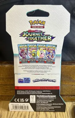 Pokemon Journey Together Scarlet & Violet Booster Pack Factory Sealed - Image 2