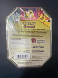 Pokemon TCG Elemental Power Tin Vaporeon GX Sun & Moon 2019 Sealed - Image 2