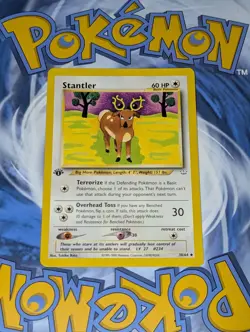 Stantler 38/64 1st Edition & Aipom 41/64 1st Edition Neo Revelation Pokemon Nm-M - Image 3