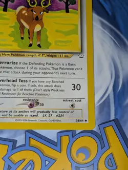 Stantler 38/64 1st Edition & Aipom 41/64 1st Edition Neo Revelation Pokemon Nm-M - Image 5