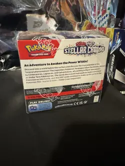 Pokemon TCG Scarlet & Violet: Stellar Crown Booster Box – 36 Packs Sealed - Image 3