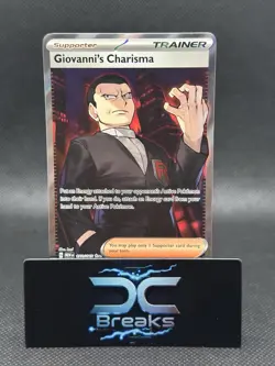 Giovanni's Charisma - 197/165 - Ultra Rare - Scarlet & Violet 151 - Pokemon - NM - Image 1