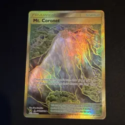 Pokemon Mt. Coronet SV89/SV94 Hidden Fates Shiny Vault Trainer Full Art Holo - Image 1