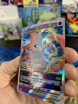 Pokemon Card Deoxys Vstar Promo SWSH268 Full Art Rare 2022 - Side Damage - Image 4