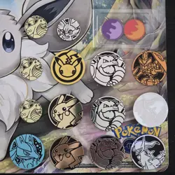 Pokemon TCG Official Plastic Coin Lot Of 16 - Image 1
