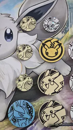 Pokemon TCG Official Plastic Coin Lot Of 16 - Image 3