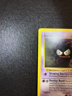 Pokemon Gastly 50/102 from Base Set Shadowless in LP condition! - Image 3