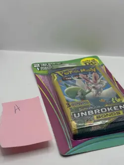 2021 Pokemon Sun & Moon Unbroken Bonds 2 Mini Booster Pack 1 Bonus Card Sealed A - Image 3