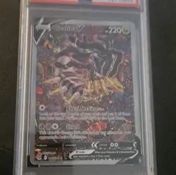 Pokemon Giratina V Lost Origin 186/196 Ultra Rare Full Art Holo PSA 9 2022 - Image 1