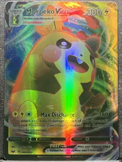 Morpeko VMAX - 080/202 - Pokemon TCG SWSH01 Sword Shield Full Art Ultra Rare NM - Image 1