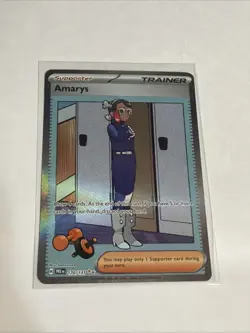 Pokemon Amarys 170/131 Trainer SIR Holo-Prismatic Evolutions- Mint/NM - Image 1