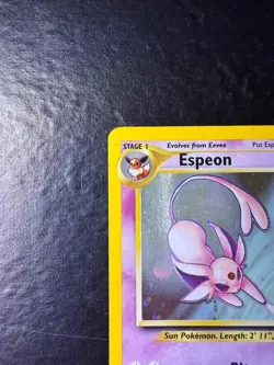 Espeon - Neo Discovery 1/75 Holo - Pokemon TCG Card - LP - WOTC Vintage - Image 3