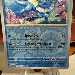Vaporeon 134/165 Sv: Scarlet & Violet 151 Reverse Holo Pokemon TCG - Image 3