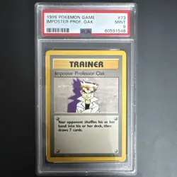 1999 Pokemon Game Impostor Professor Oak Mint 9 - Image 1